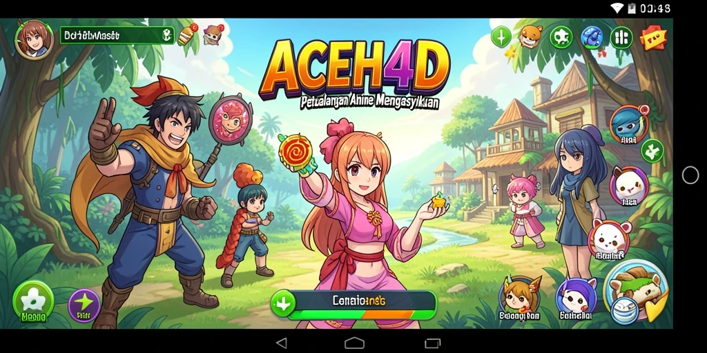 Gameplay menarik dengan karakter anime ikonik.