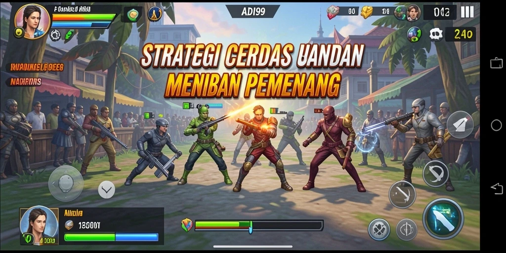 Tampilan gameplay menarik dari ADI99 dengan strategi yang menantang.