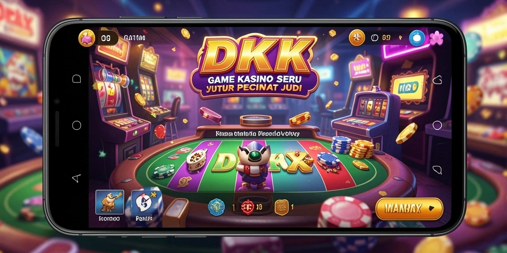 Gameplay DKK yang menarik dan mendebarkan dalam suasana Kasino.