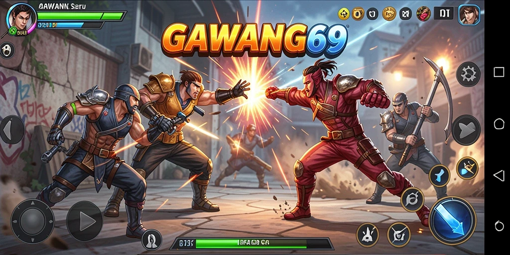 Tampilan menakjubkan dari gameplay GAWANG69 yang penuh aksi.