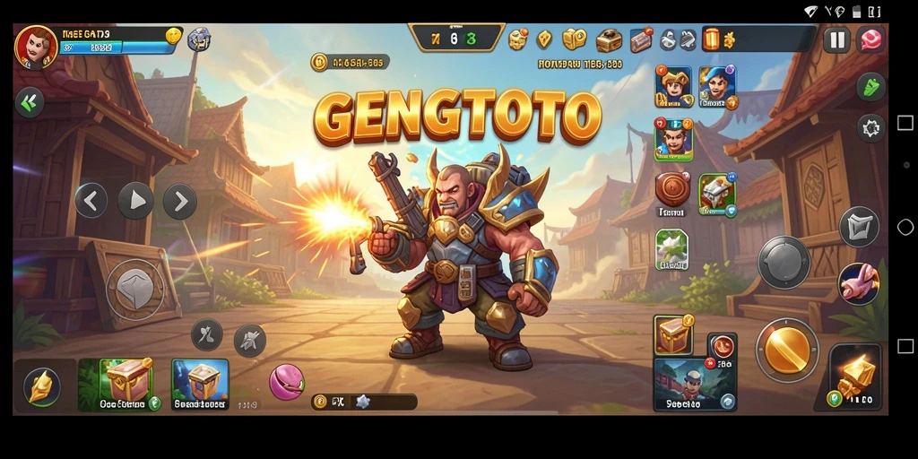 Tampilan antarmuka GENGTOTO yang sederhana dan fungsional.