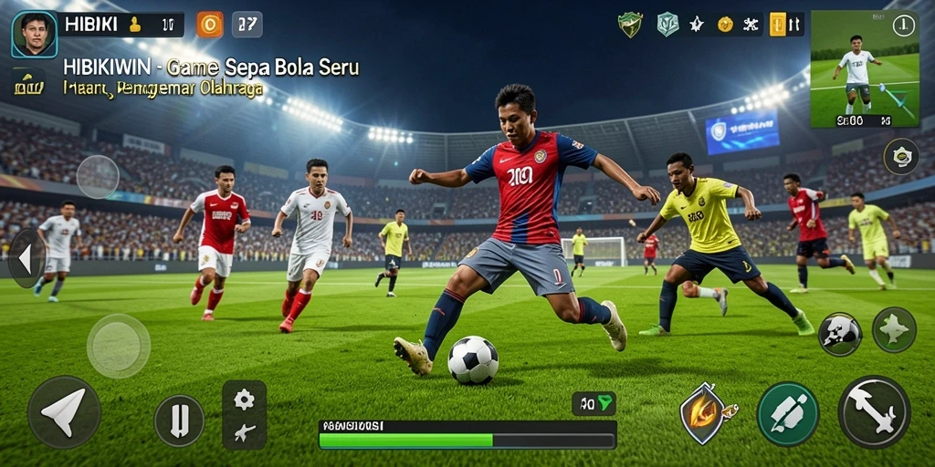 Tampilan gameplay HIBIKIWIN yang menarik dan realistis.