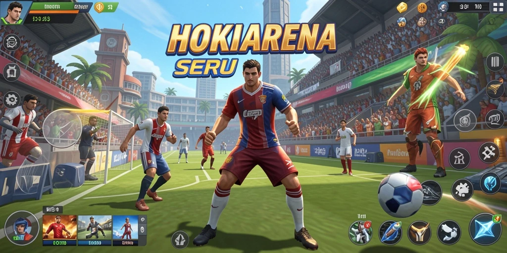 Gameplay HOKIARENA yang seru dan menantang.