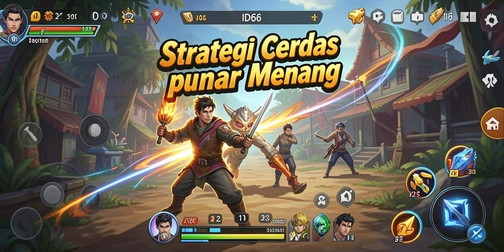 Tampilan gameplay ID66 yang menarik dengan banyak taktik yang harus diterapkan.