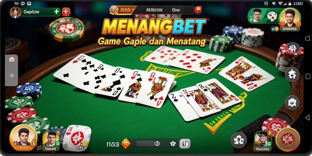 Tampilan menarik saat bermain Gaple di MENANGBET.