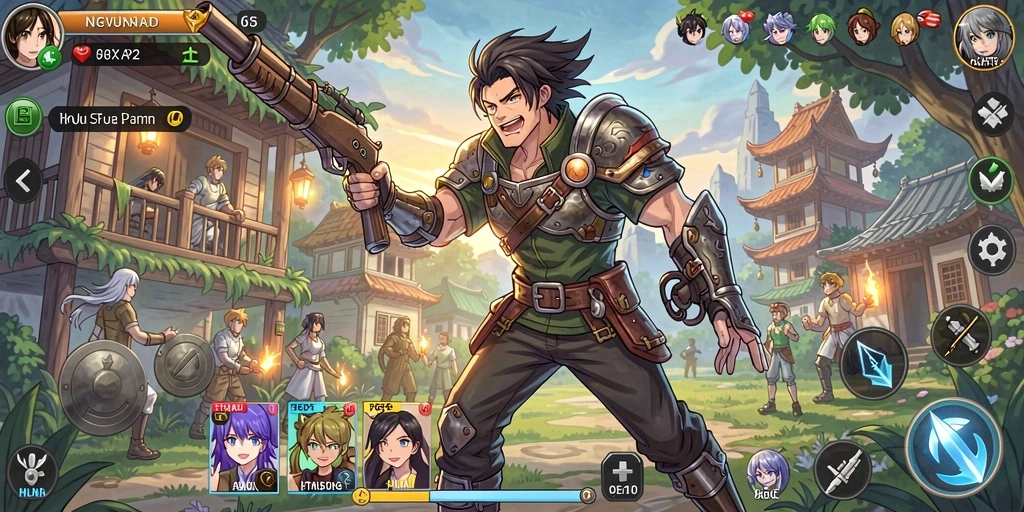Screenshot PG11 menampilkan aksi seru dalam gameplay Anime yang memukau.
