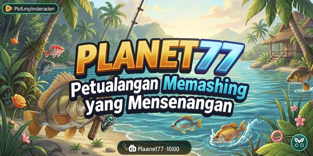 Tampilan gameplay yang menarik di <strong>PLANET77</strong> saat memancing.