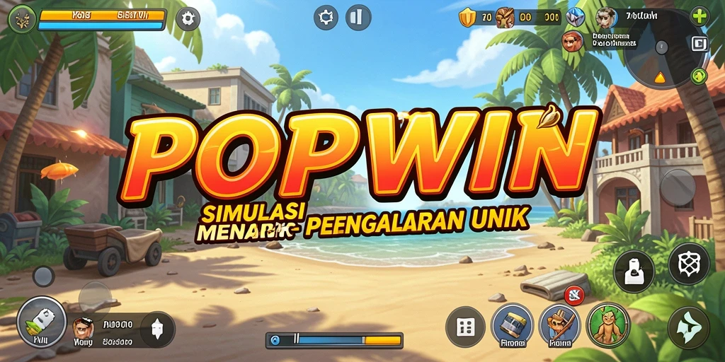 Tampilan gameplay POPWIN yang mengasyikkan dan interaktif.