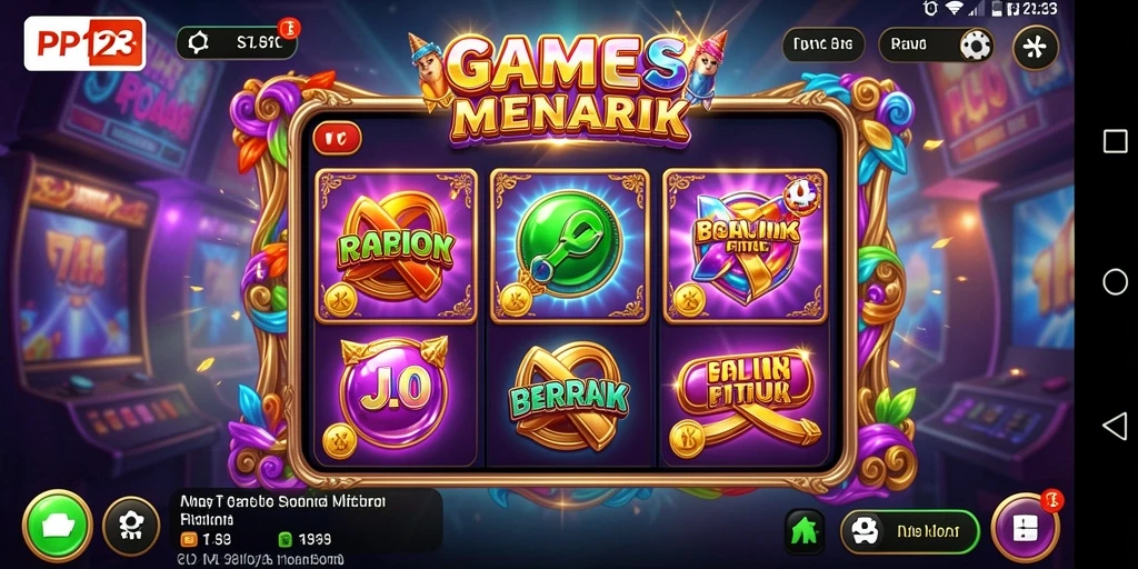Screenshot gameplay PP123 menampilkan keseruan bermain slot yang menawan.