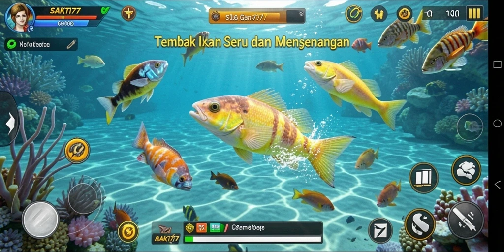 Tampilan gameplay SAKTI77 yang penuh warna dan seru.