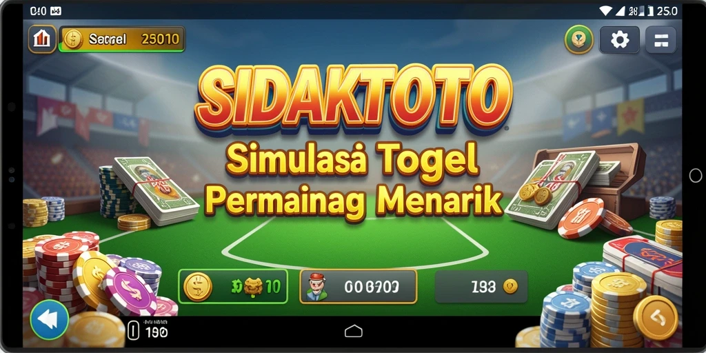 Tampilan gameplay utama SIDAKTOTO yang menarik dan interaktif.