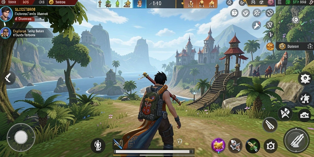 Gameplay Open World yang menakjubkan di SLOST8808.
