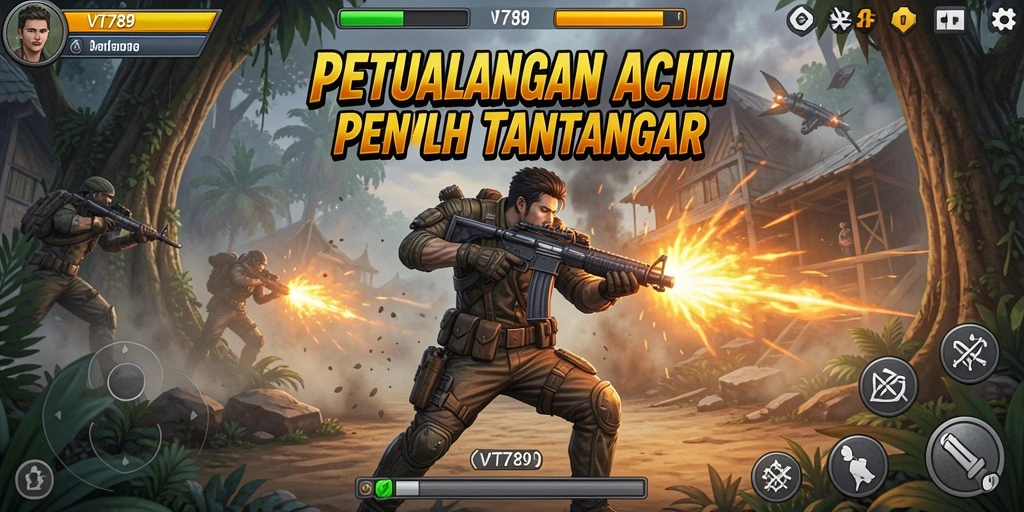 Tampilan aksi mendebarkan dari game VT789 yang penuh tantangan.