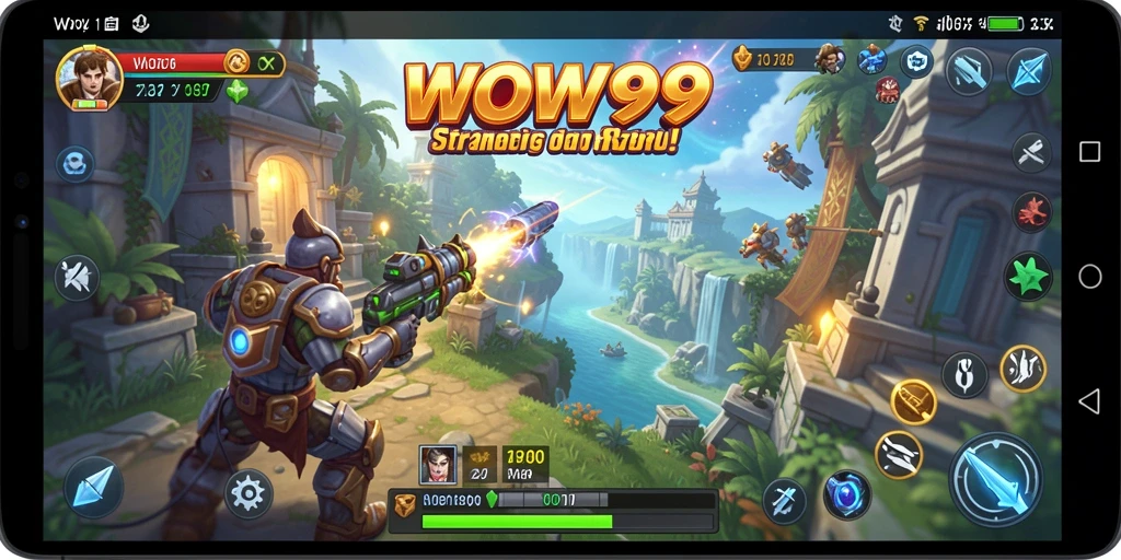 Screenshot gameplay WOW99 menunjukkan strategi perang yang intens dan pengelolaan sumber daya.